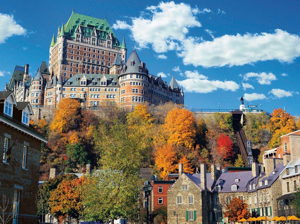 The Flavors of Fall - The Taucker Travel Blog QuebecCity FairmontFrontenac foliage